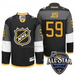 Camiseta Hockey 2016 All Star Nashville Predators Roman Josi Negro