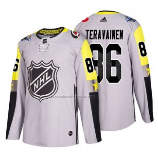 Camiseta Hockey 2018 All Star Carolina Hurricanes Teuvo Teravainen Gris