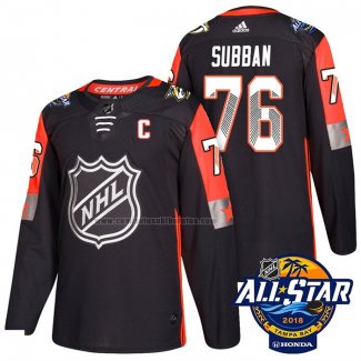 Camiseta Hockey 2018 All Star Nashville Predators P.k. Subban Autentico Negro