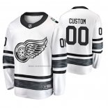 Camiseta Hockey 2019 All Star Detroit Red Wings Personalizada Blanco