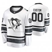 Camiseta Hockey 2019 All Star Pittsburgh Penguins Personalizada Blanco