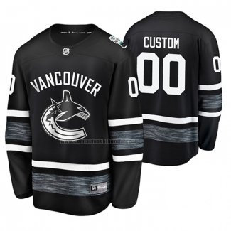 Camiseta Hockey 2019 All Star Vancouver Canucks Personalizada Negro