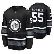 Camiseta Hockey 2019 All Star Winnipeg Jets Mark Scheifele Negro