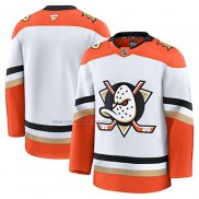 Camiseta Hockey Anaheim Ducks Segunda Blanco