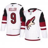 Camiseta Hockey Arizona Coyotes Clayton Keller Autentico Segunda Blanco