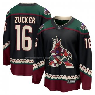 Camiseta Hockey Arizona Coyotes Jason Zucker Primera Breakaway Negro