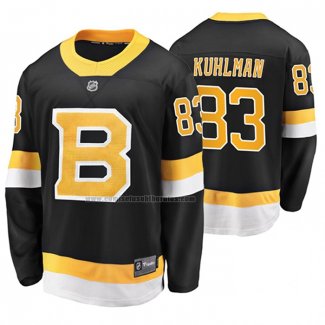 Camiseta Hockey Boston Bruins Karson Kuhlman Alterno Premier Breakaway Negro