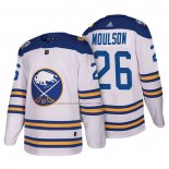 Camiseta Hockey Buffalo Sabres Matt Moulson Autentico 2018 Winter Classic Blanco