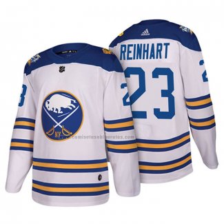 Camiseta Hockey Buffalo Sabres Sam Reinhart Autentico 2018 Winter Classic Blanco