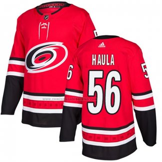 Camiseta Hockey Carolina Hurricanes Erik Haula Primera Autentico Rojo