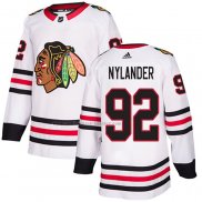 Camiseta Hockey Chicago Blackhawks Alexander Nylander Road Autentico Blanco