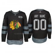 Camiseta Hockey Chicago Blackhawks Personalizada Negro