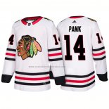 Camiseta Hockey Chicago Blackhawks Richard Panik Segunda 2018 Blanco