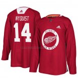 Camiseta Hockey Detroit Red Wings Gustav Nyquist New Season Practice Rojo