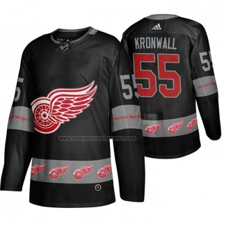 Camiseta Hockey Detroit Red Wings Niklas Kronwall Breakaway Negro