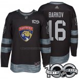 Camiseta Hockey Florida Panthers Aleksander Barkov 1917-2017 100th Aniversario Negro