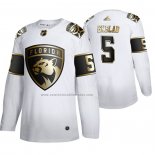 Camiseta Hockey Golden Edition Florida Panthers Aaron Ekblad Autentico Blanco