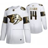 Camiseta Hockey Golden Edition Nashville Predators Mattias Ekholm Limited Blanco