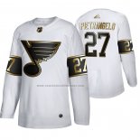 Camiseta Hockey Golden Edition St. Louis Blues Alex Pietrangelo Autentico Blanco