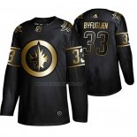 Camiseta Hockey Golden Edition Winnipeg Jets Dustin Byfuglien Autentico Negro