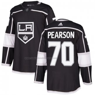 Camiseta Hockey Los Angeles Kings Tanner Pearson Primera Autentico Negro