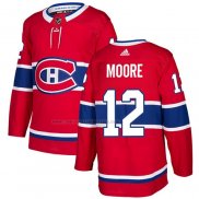 Camiseta Hockey Montreal Canadiens Dickie Moore Primera Autentico Rojo