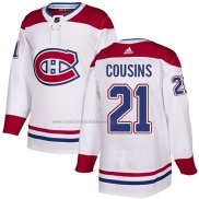 Camiseta Hockey Montreal Canadiens Nick Cousins Road Autentico Blanco