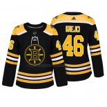 Camiseta Hockey Mujer Boston Bruins David Krejci Autentico Jugador Negro