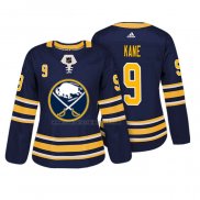 Camiseta Hockey Mujer Buffalo Sabres Evander Kane Autentico Jugador Azul