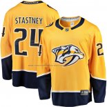 Camiseta Hockey Nashville Predators Spencer Stastney Premier Breakaway Oro