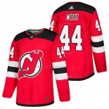 Camiseta Hockey New Jersey Devils Miles Wood 2018 Primera Autentico Rojo