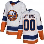 Camiseta Hockey New York Islanders Personalizada Segunda Blanco