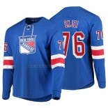 Camiseta Hockey New York Rangers Brady Skjei Platinum Azul