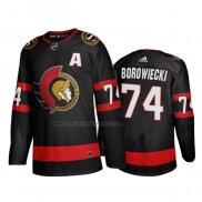 Camiseta Hockey Ottawa Senators Mark Borowiecki Primera 2020-21 Negro