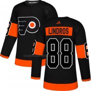 Camiseta Hockey Philadelphia Flyers Eric Lindros Alterno Autentico Negro