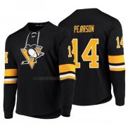 Camiseta Hockey Pittsburgh Penguins Tanner Pearson Platinum Negro