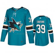 Camiseta Hockey San Jose Sharks Logan Couture Primera Verde