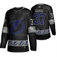 Camiseta Hockey Tampa Bay Lightning Yanni Gourde Breakaway Negro