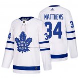 Camiseta Hockey Toronto Maple Leafs Auston Matthews Segunda 2017-2018 Blanco