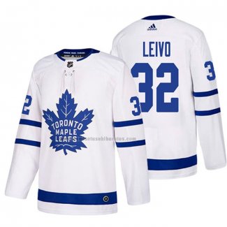 Camiseta Hockey Toronto Maple Leafs Josh Leivo Segunda 2017-2018 Blanco