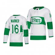 Camiseta Hockey Toronto Maple Leafs Mitch Marner Road Blanco