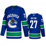 Camiseta Hockey Vancouver Canucks Ben Hutton Primera Azul