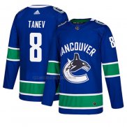 Camiseta Hockey Vancouver Canucks Christopher Tanev Primera Azul