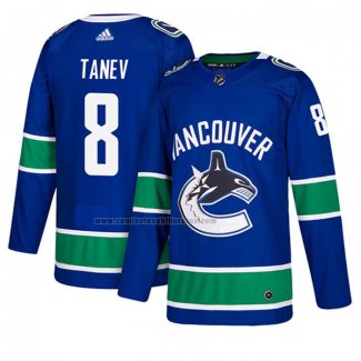 Camiseta Hockey Vancouver Canucks Christopher Tanev Primera Azul