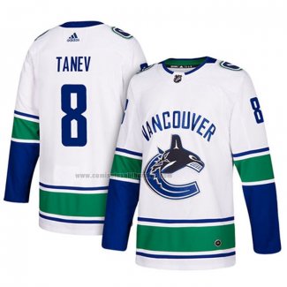 Camiseta Hockey Vancouver Canucks Christopher Tanev Segunda Blanco