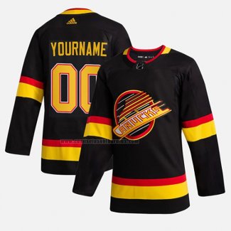 Camiseta Hockey Vancouver Canucks Personalizada 50 Aniversario 90's Flying Skate Negro