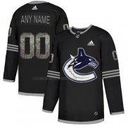 Camiseta Hockey Vancouver Canucks Personalizada Black Shadow Negro