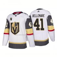 Camiseta Hockey Vegas Golden Knights Pierre Edouard Bellemare Segunda 2018 Blanco