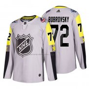 Camiseta Hockey 2018 All Star Columbus Blue Jackets Sergei Bobrovsky Gris