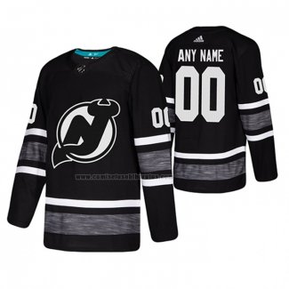 Camiseta Hockey 2019 All Star New Jersey Devils Personalizada Negro2